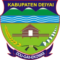 Coat of arms of Deiyai Regency