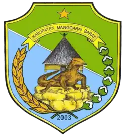 Coat of arms of West Manggarai Regency
