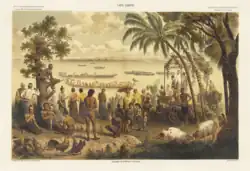 Image 23Siamese in Laos, canoe racing, 1866 (from History of Thailand)