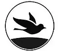Pictogram for Largo da Paz (lit. 'Peace Square') station, depicting a dove