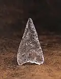Crystal arrowhead, Cortaillod culture, c. 3500 BC