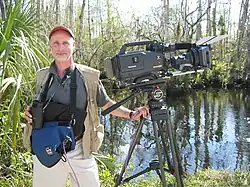 Hott on production in the Everglades working on the film John James Audubon