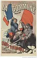 Advertising poster for a Panorama about the Paris Commune (1883)