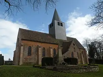 The church in Le Vauroux