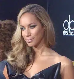 A woman at an awards ceremony