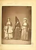 1. Christian woman from Zahlé (Lebanon) 2. Christian woman from Zgharta (Lebanon) 3. Druze woman from Lebanon