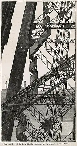 Stairway to the viewing level