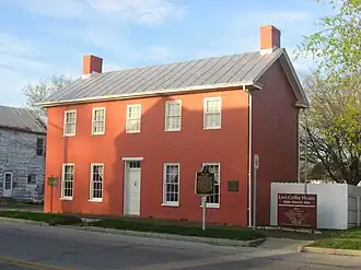 Front and southern side of the Levi Coffin House
