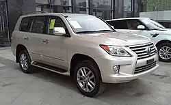First facelift Lexus LX 570