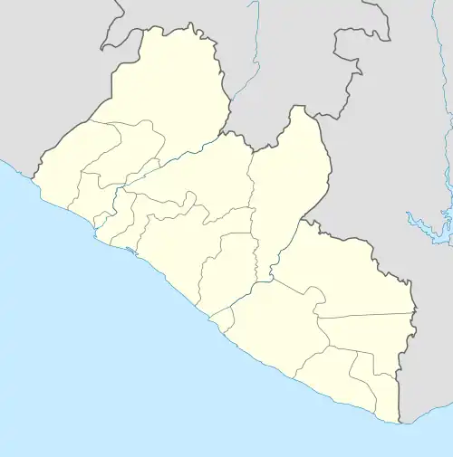 2013–14 Liberian First Division League is located in Liberia
