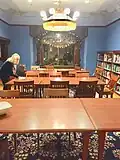A look inside the library.