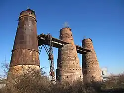 Lime Kilns in Kladno, Czechia, operable until 1975.