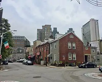 Little Italy from the corner of High Street and Trinity Street.