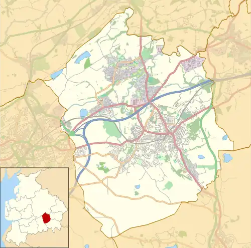 Belthorn is located in the Borough of Hyndburn