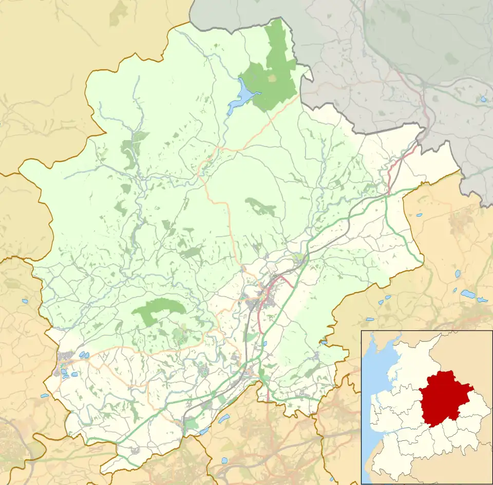Sabden is located in the Borough of Ribble Valley