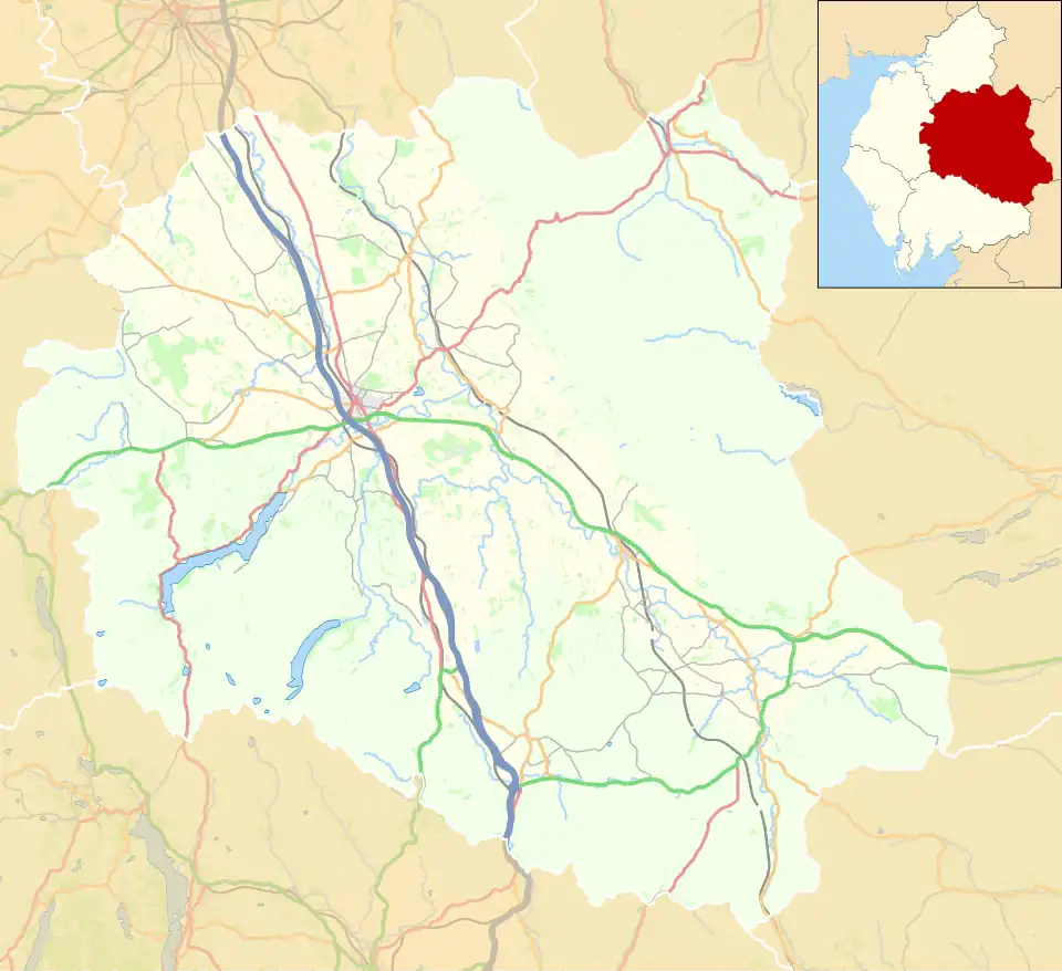 Outhgill is located in the former Eden District