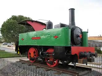 Saucita locomotive n.º 5, in 2008.