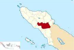 Location within Aceh