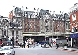 Victoria railway station: The former London, Brighton and South Coast railway station and rear concourse