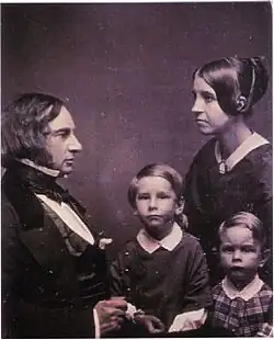 Longfellow family, 1849