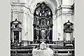 Old photo of chapel interior