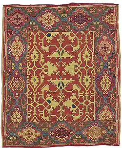 Lotto rug, first half 17th century, offered at auction 2018