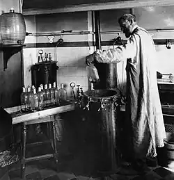 Image 20Louis Pasteur experimenting on bacteria, c. 1870 (from History of medicine)