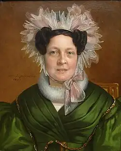 Presumed portrait of Baronne Lepic, 1834 (private collection)