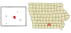 Location of Chariton, Iowa
