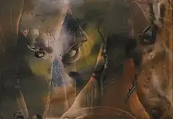 "Together", 1996, 40×60, paper, gouache, monotype