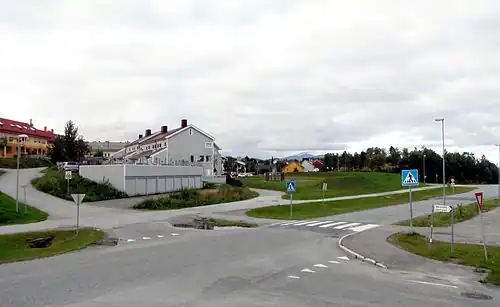 The street Mørkvedveien in Mørkved