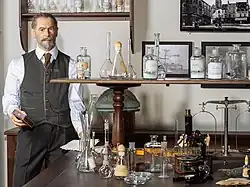 Recreation of Winogradsky's laboratory at the G-MUSEUM