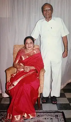 M. O. Joseph and his wife Kunjamma Joseph