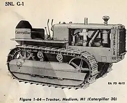G21 M1 tedium tractor Cat model 30