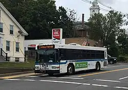 A route 3 bus in North Leominster