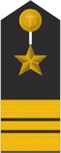 Kapitänleutnant (line officer or warrant officer career)