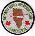 Badge worn by members of the Canadian Contingent Rotary Wing Aviation Unit 1989–90