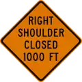 CW21-5bR Right Shoulder Closed (distance) ahead