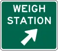 D8-3 Weigh station (diagonal right arrow)