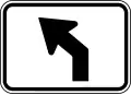 M5-2PL Advance Left Turn Arrow (45 Degree Angle)