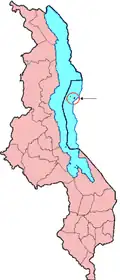 Location of Likoma District in Malawi