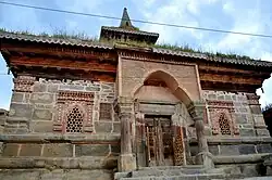 The front of the mosque