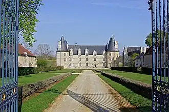The Château of La Roche-Gençay, in Magné