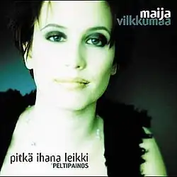 The cover artwork shows an obscure picture of the face and the upper chest of a woman. the picture is overexposed in a greenish, white light.