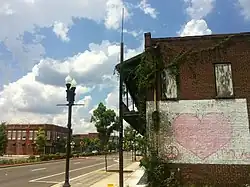 Main Street, near the intersection of 7th Street.