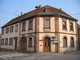 The town hall in Soultz-les-Bains