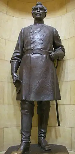 Statue of Shields at the Minnesota State Capitol