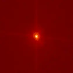 Makemake as seen by the Hubble Space Telescope.