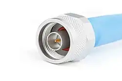 Coaxial Type N connector, a male plug