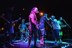 ManaTapu performing at the Malta Street Art Festival in Valletta in July 2015